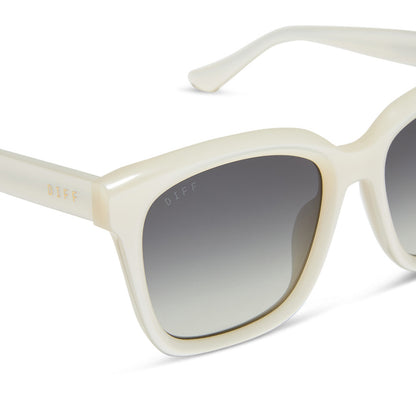 DIFF Meredith Opaline + Grey Gradient Sunglasses