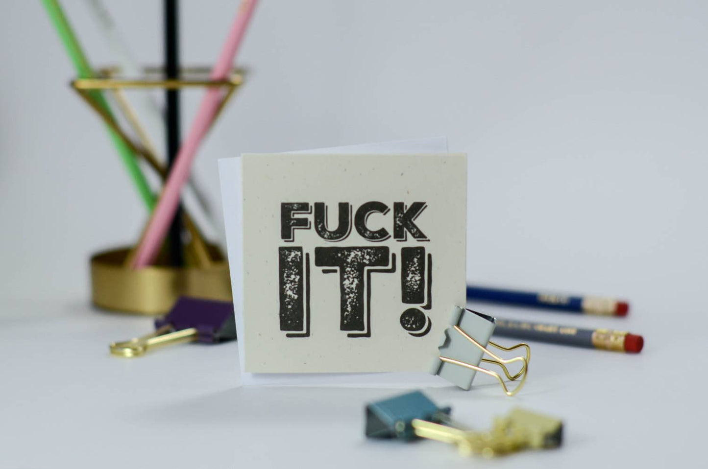 Fuck It Mini Notecard