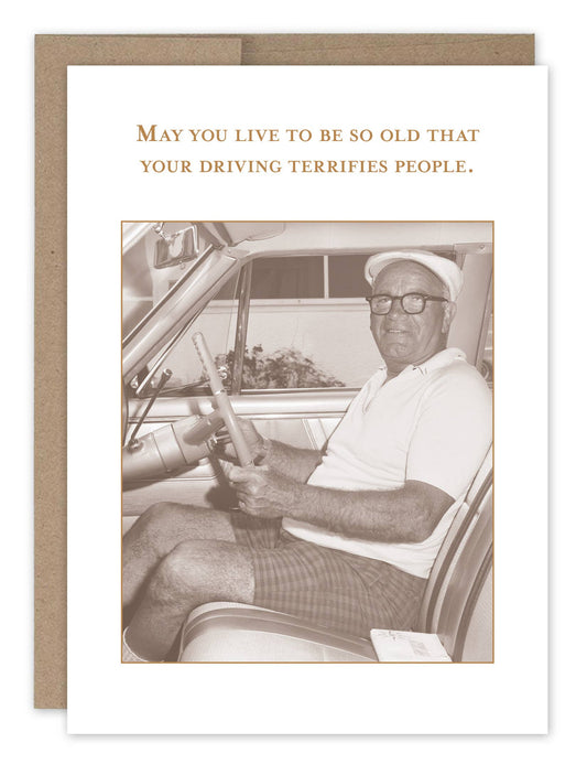 Driving Birthday Card