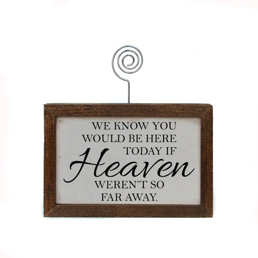 If Heaven Tabletop Picture Frame Block