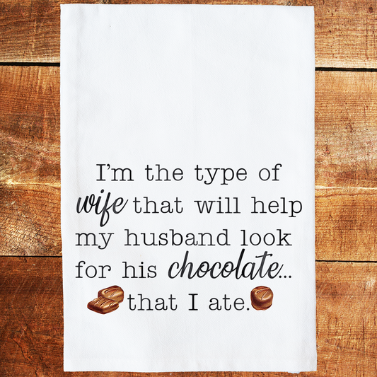 Type Of Wife Tea Towel