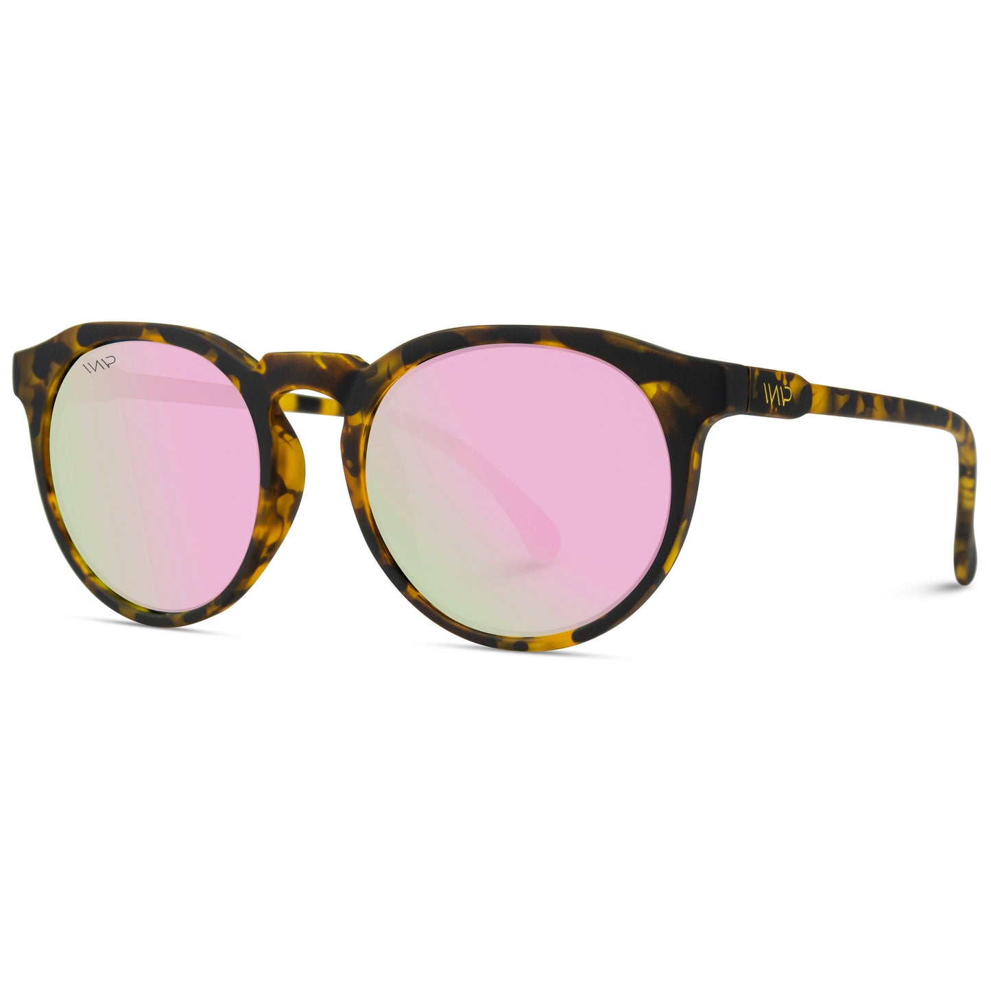 Cameron Tortoise Frame/Mirror Pink Lens Sunglasses