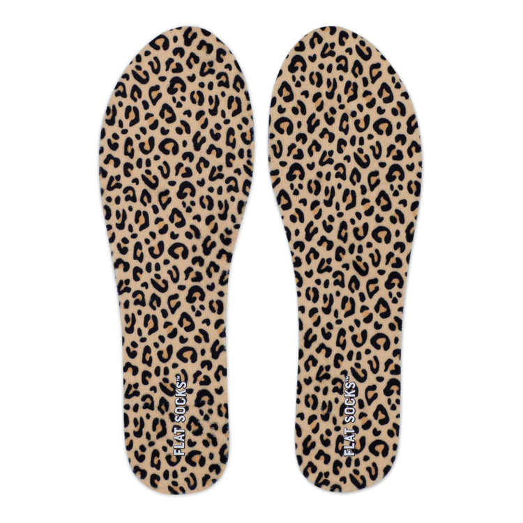 Flat Socks - Leopard
