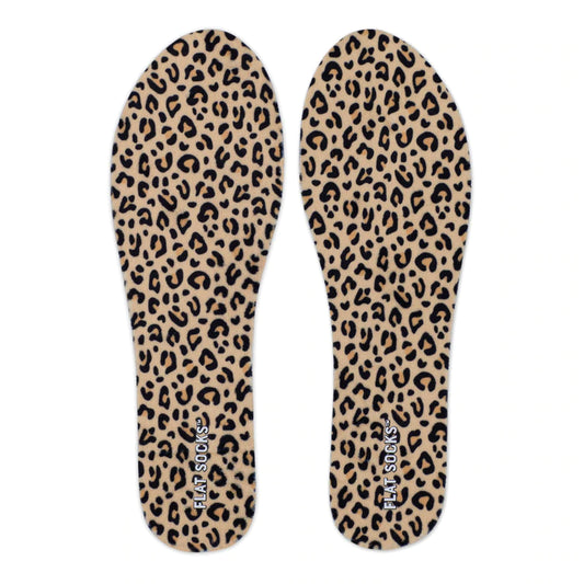 Flat Socks - Leopard