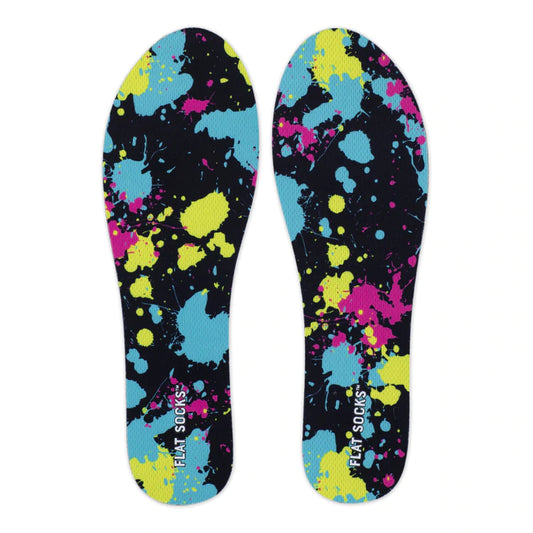 Flat Socks - Paint Splatter