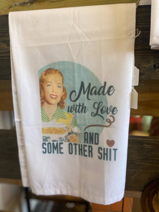 Made With Love Tea Towel