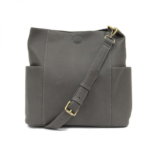 Charcoal Kayleigh Side Pocket Bucket Bag