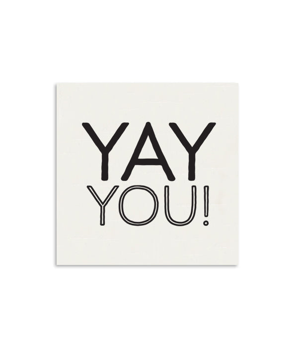 Yah You! Mini Note Card