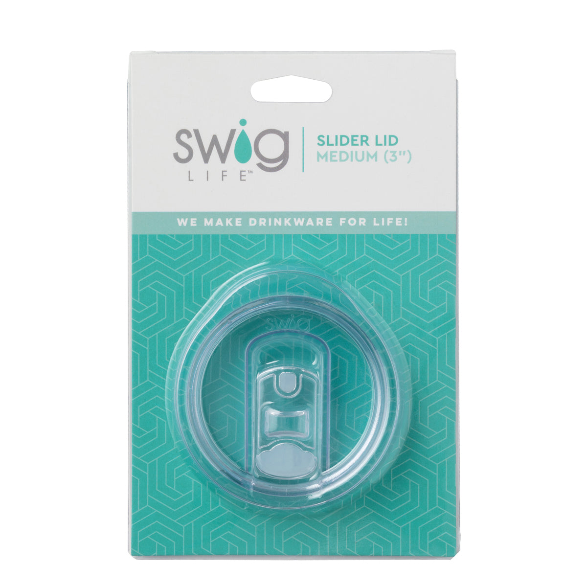 Swig Slider Lid Clear {Medium}