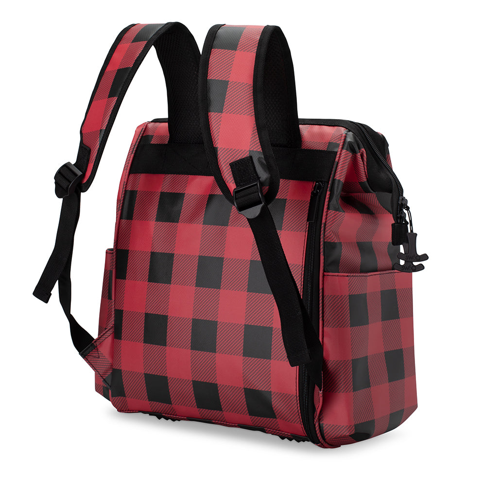 Swig Buffalo Plaid Packi Backpack Cooler