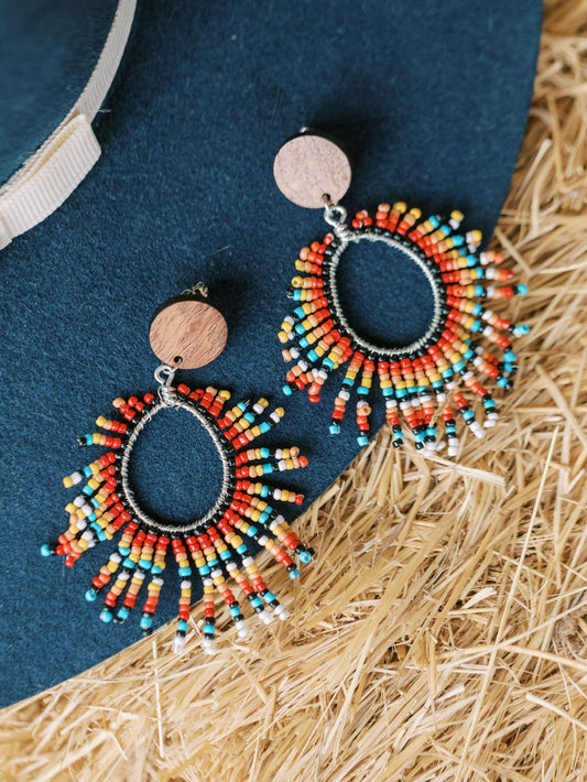 Navajo Beaded Earrings