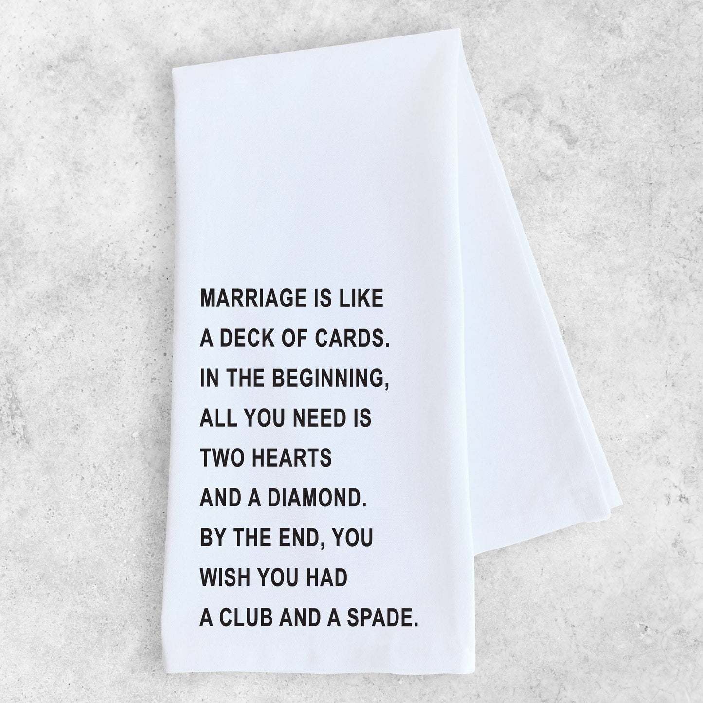 Marriage Tea Towel