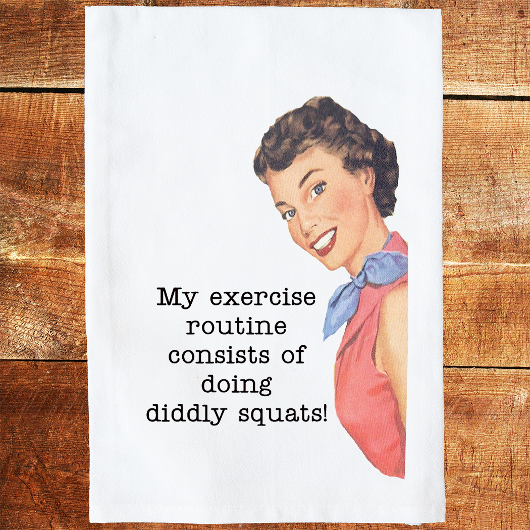 Diddly Squats Tea Towel