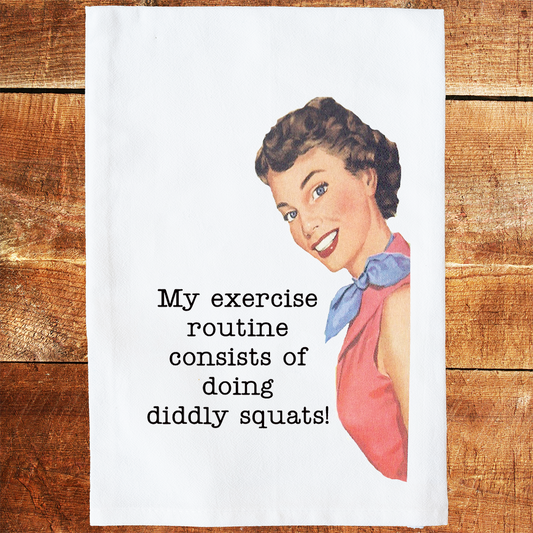 Diddly Squats Tea Towel