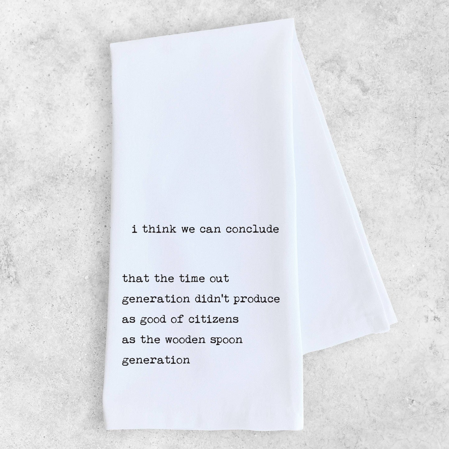 Time Out Generation Tea Towel