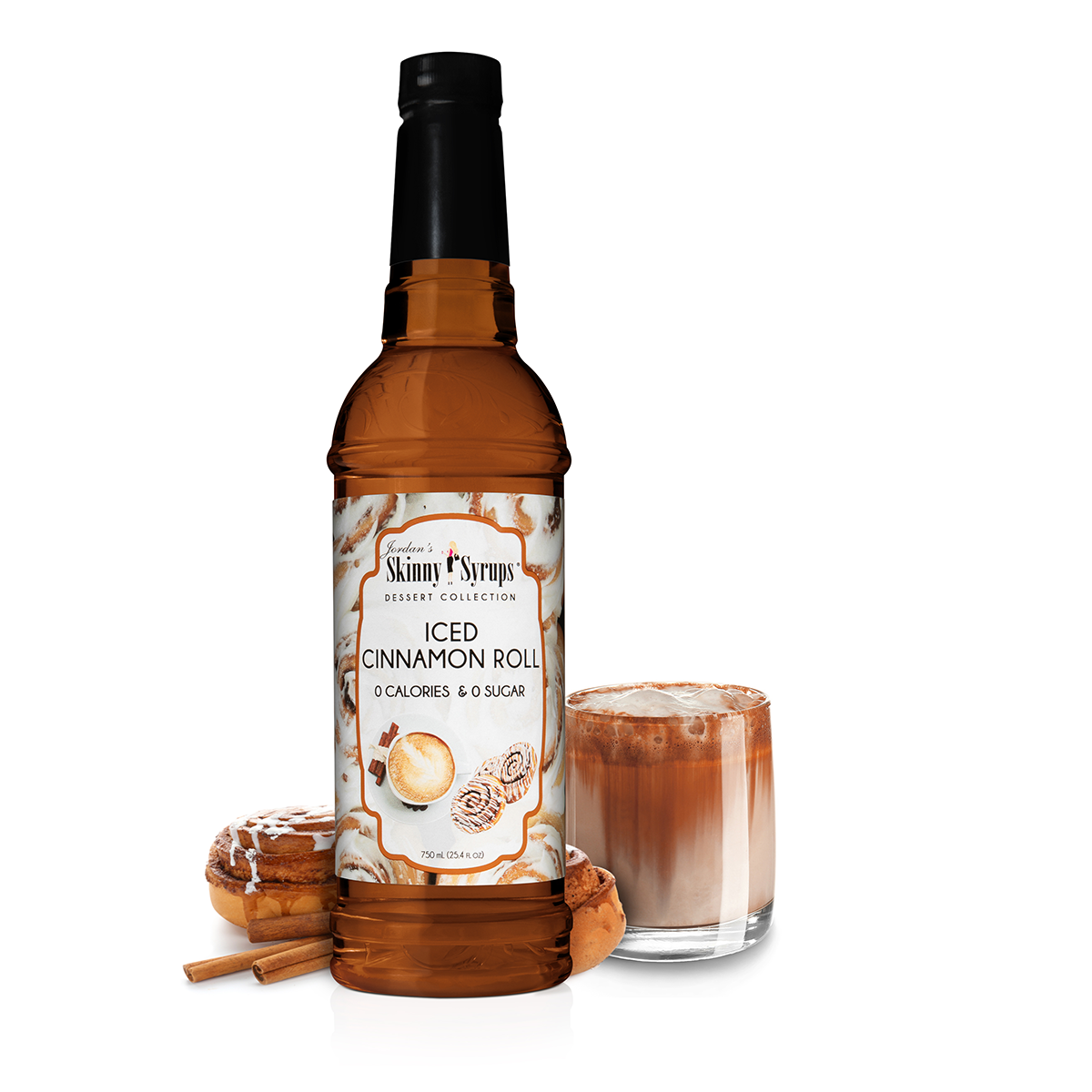 Skinny Mixes SF Iced Cinnamon Roll Syrup