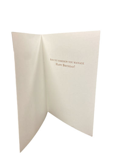 Handsome And Humble Greeting Card (Birthday)
