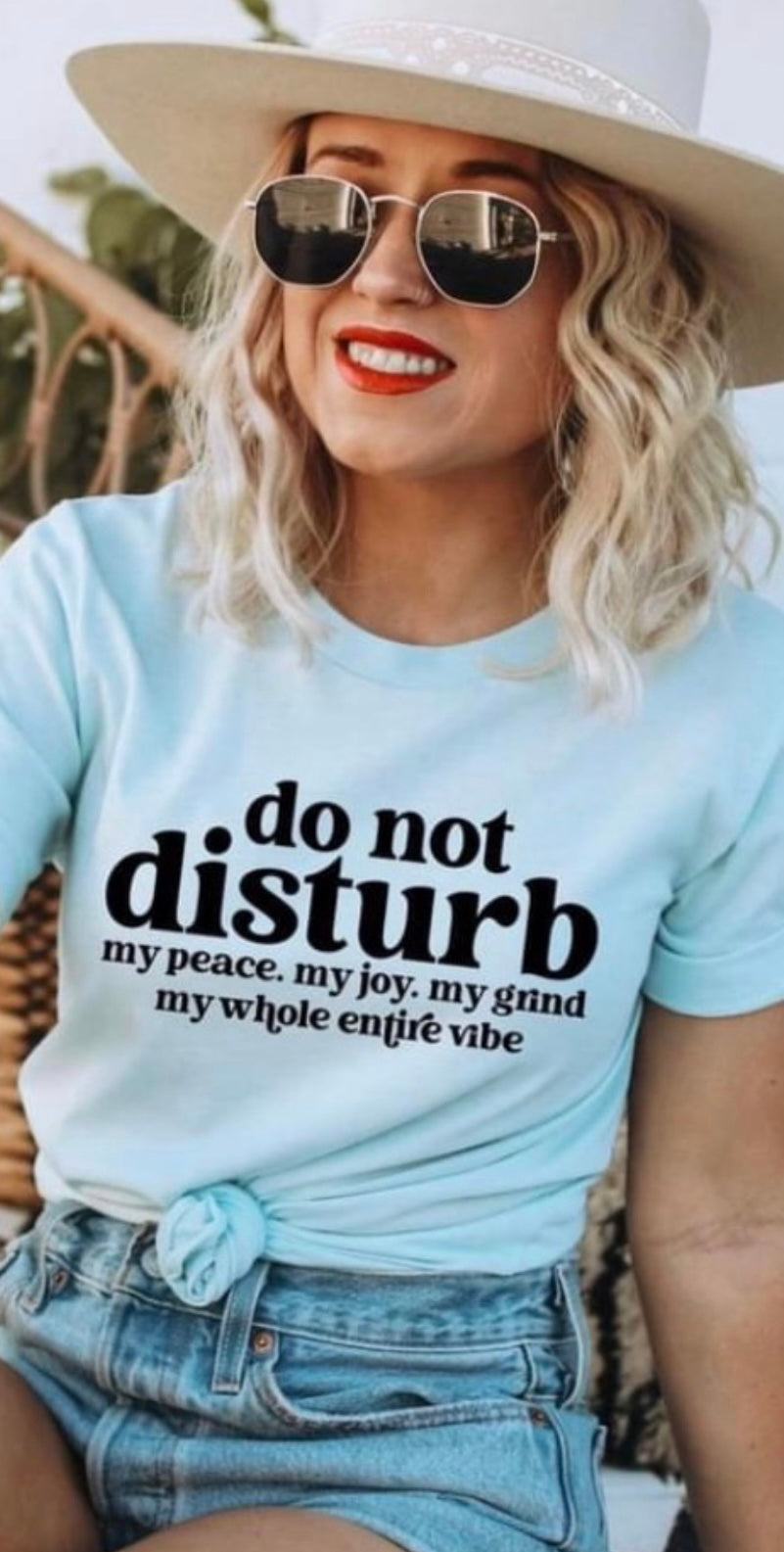 Do Not Disturb My Peace Tee