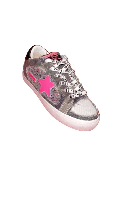 Camouflage Glitter Shoes