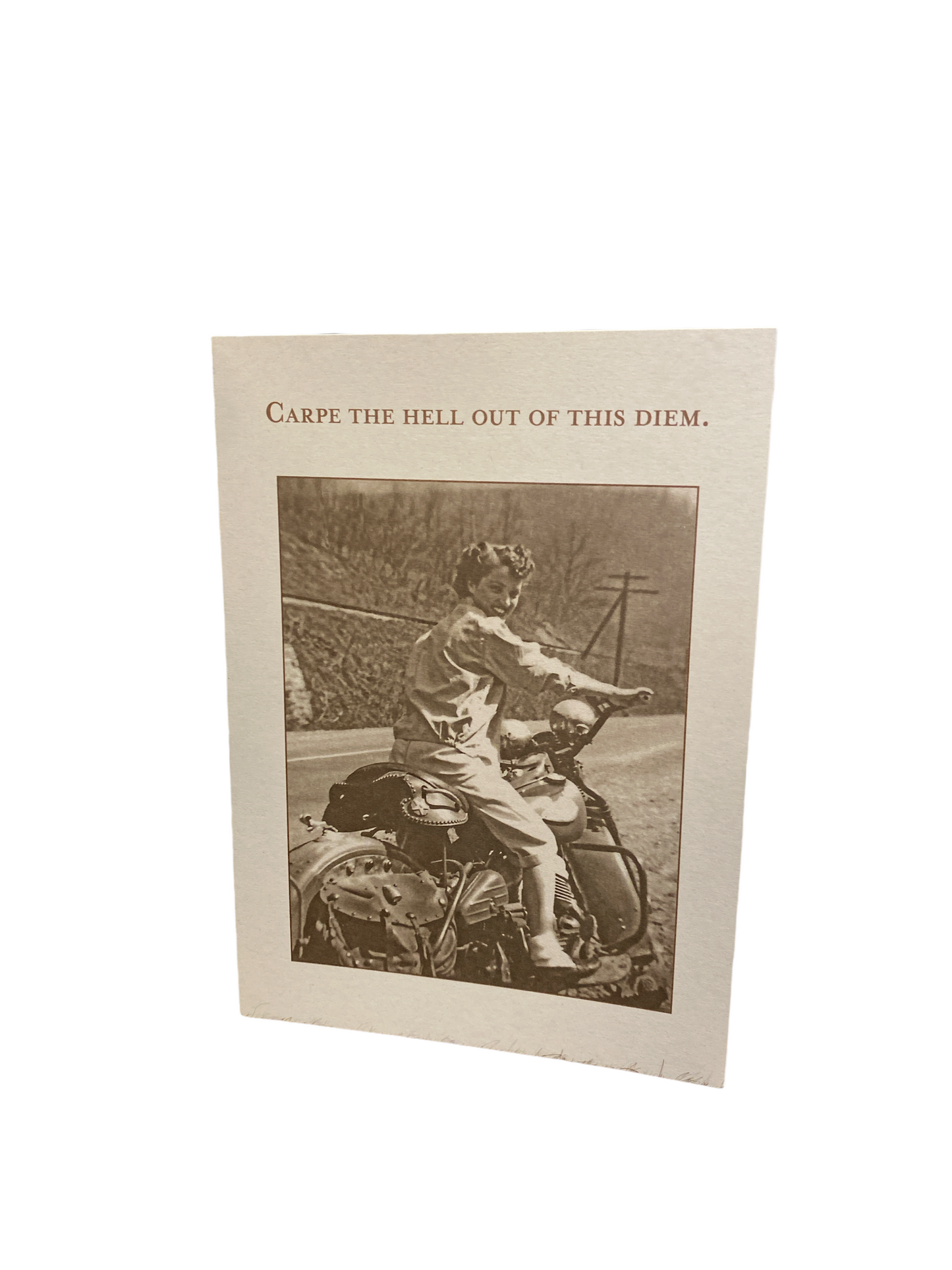 Carpe The Hell Greeting Card (Birthday)