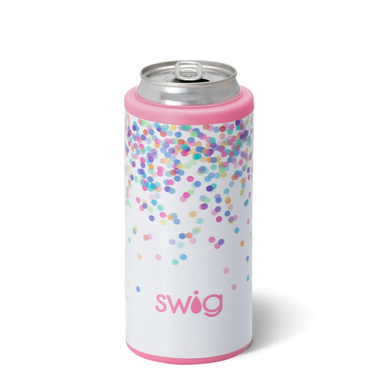 Swig Confetti Skinny Can Cooler (12oz)